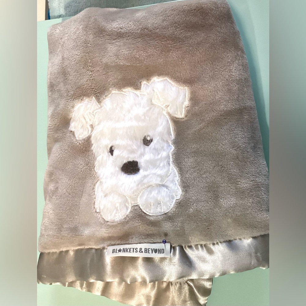 Blankets & beyond grey super soft baby blanket